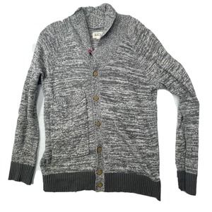 Anthropologie Koto Womens Size Medium Heathered Grey Button Up Cardigan Sweater‎